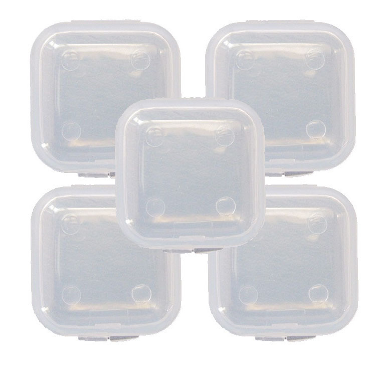 Soundproof earplugs Storage square Box Earplugs Box Sure A Earplugs transparent wholesale