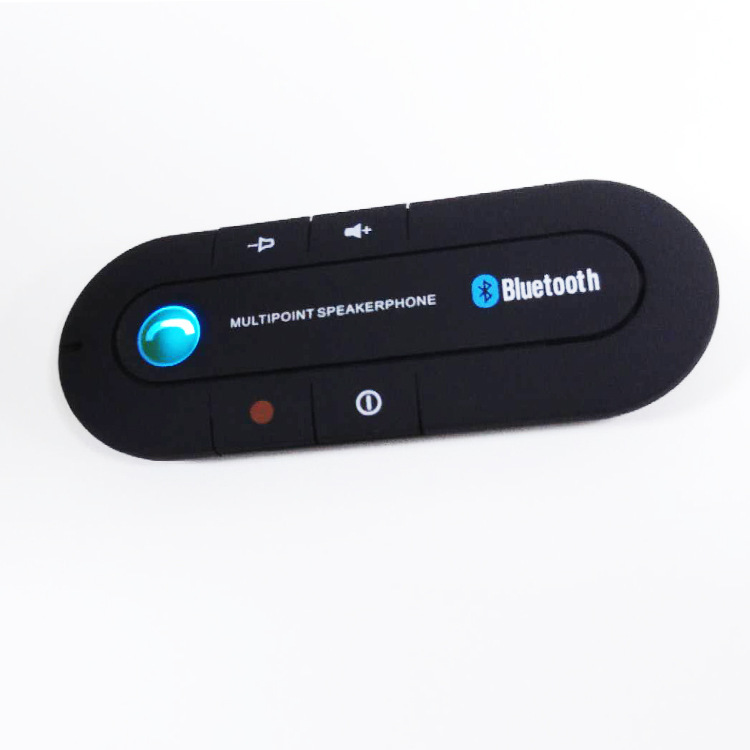 跨境爆款批发汽车遮阳板车载mp3蓝牙播放器车载蓝牙免提电话5.0版