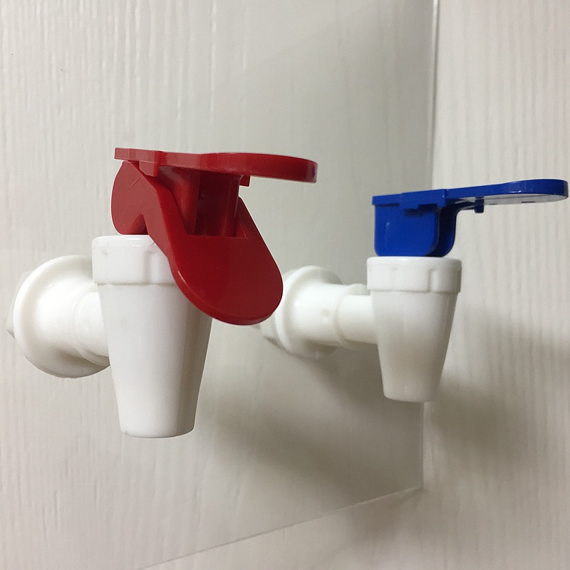 Dispensador de agua de plástico PP accesorios de reparación de grifos de alambre interno y externo Boquilla DE AGUA universal con cerradura para niños válvula de agua de seguridad antiquemaduras