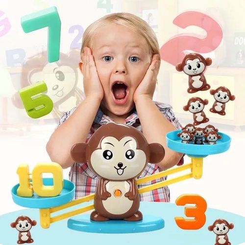 Early education puppy up puppy scale monkey scale enlightenment digital addition and subtraction math scale science and education textbook