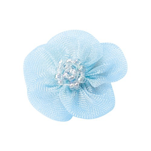 Yao Ming cinta hecha a mano arco 2,5 cm cinta de nieve hecha a mano cinco pétalos flor arco ropa cuerda del pelo Decoración