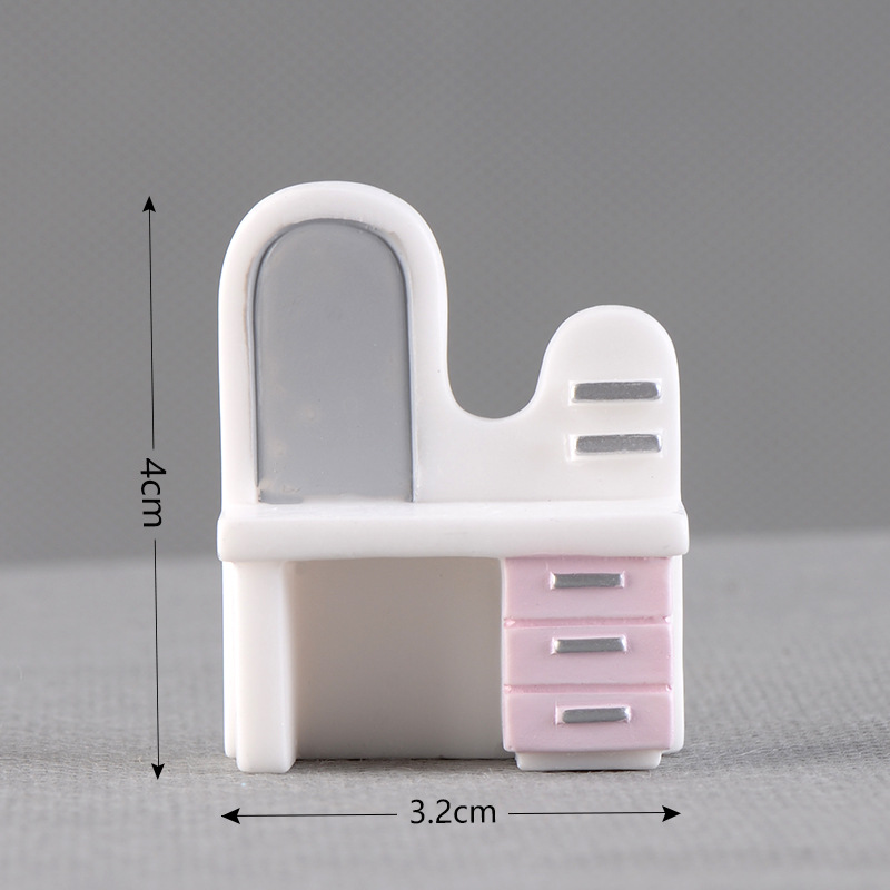 Hogar moderno muebles pequeños TV gabinete de audio tocador hervidor espejo ordenador dispensador agua resina pequeños adornos