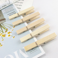 Natural Wood Clip DIY Mini Photo Clip 7.2cm Home Photo Wall Decor Wooden Clip Drying Clip Clothes Clip