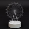 批发爆款摩天轮3D小夜灯新奇特创意led礼品灯卡通生日礼物小台灯