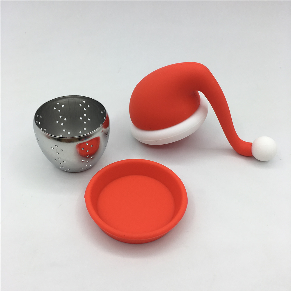 圣诞帽茶漏 Christmas hat tea infuse