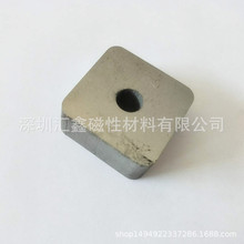 厂家直销精密仪器电机耐高温铝镍钴磁钢  方形打孔铸造合金磁铁