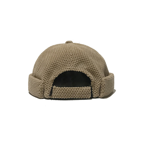 Gourd ruff hat, warm in autumn and winter, rogue hat, stylish rebel hat, retro beanie, sailor hat, hip-hop plain color landlord hat for men