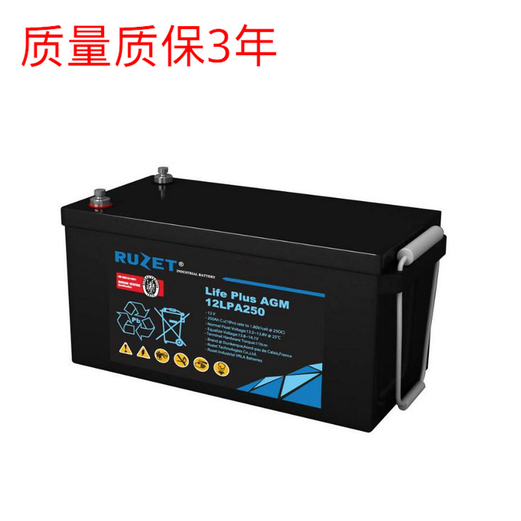 法国RUZET路盛蓄电池12V180AH  路盛蓄电池12LPA180