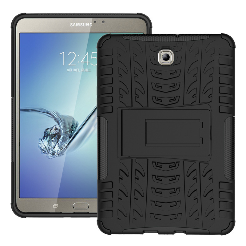 Applicable to Samsung Galaxy TAB S2 8.0 T710 protective case tire pattern two-in-one drop-resistant