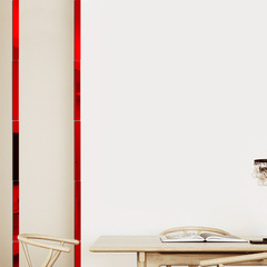 鏡面貼飾條 廠家直銷創意3d立體可切割任意尺寸50X10 自粘牆貼