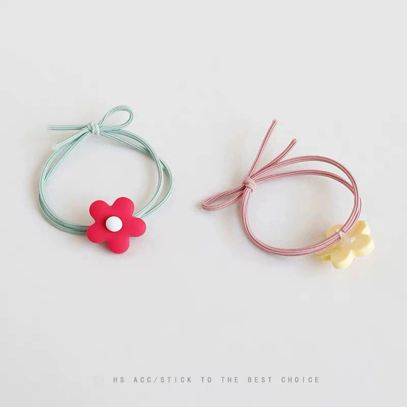 Brand hair rope flower-shaped, hair accessory, flowered