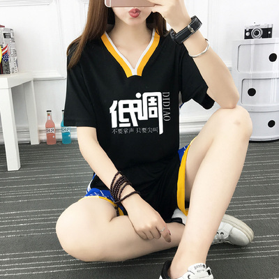 new pattern Short sleeved Basketball clothes Korean Edition suit customized student match train Jersey Jersey DIY Printed font