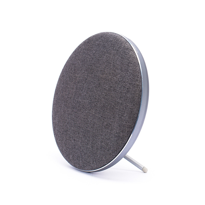 English circular Metal Bluetooth loudspeaker box M16 Northern Europe Simplicity style literature Fabric art Metal High-end Texture