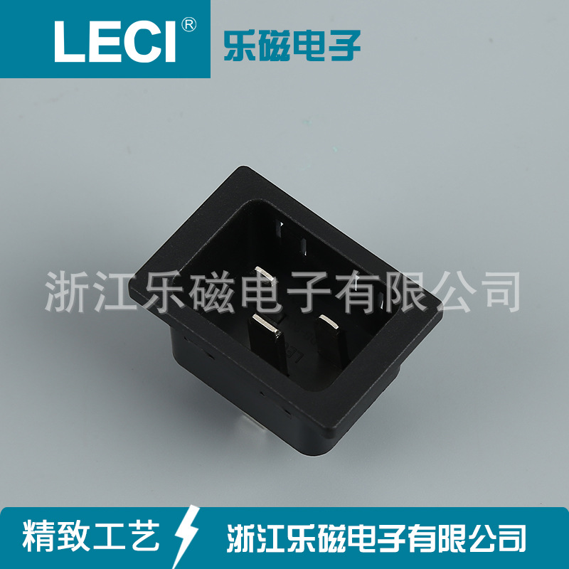 厂家供应批发黑色三孔稳定电压接线插座DB-20-5P-WW(X) 器具插座