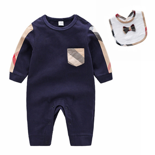 Infant Onesie Spring and Autumn Pure Cotton Newborn Baby Sleepwear Newborn Girl Romper Crawl Suit Long Sleeve Fall for Boys 