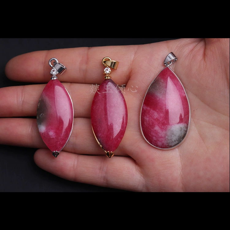 Fuchsia pendant jade, wholesale
