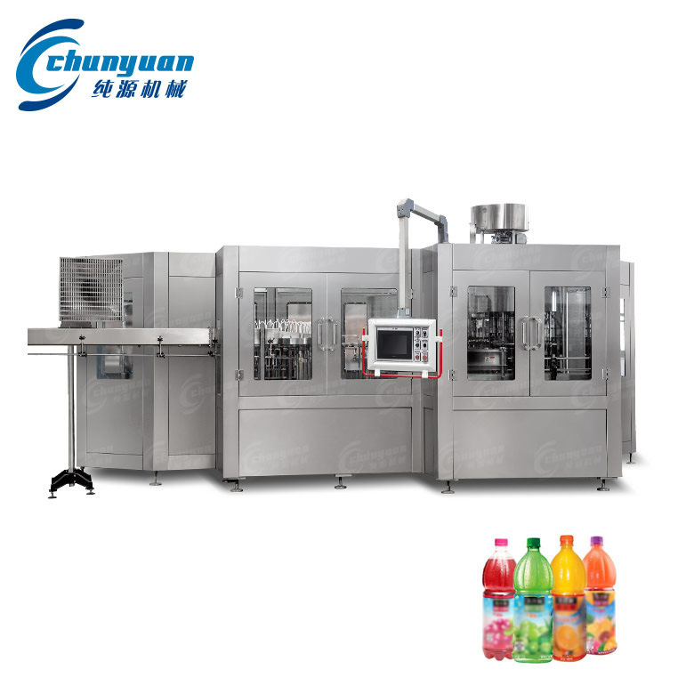 厂家供应PET瓶灌装设备果汁热灌装机械全自动瓶装果汁饮料机械