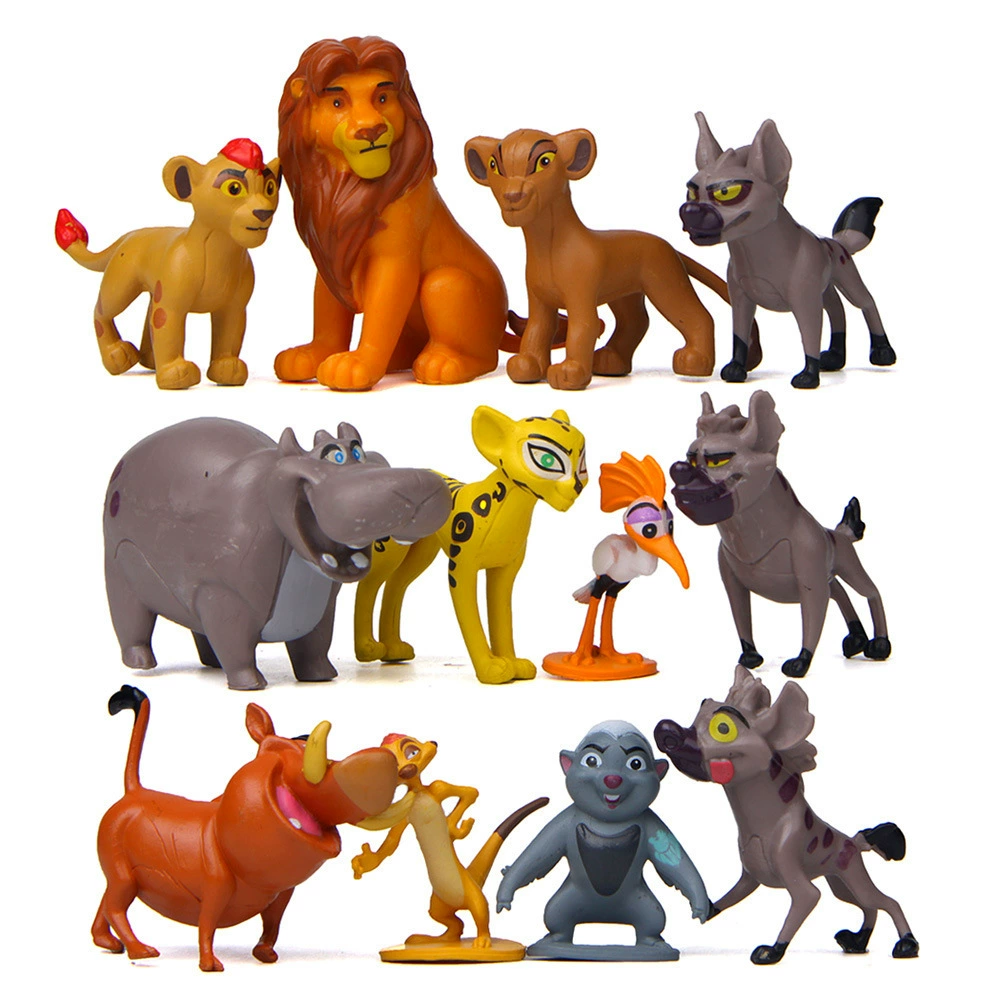 Universal minifigure, micro landscape, doll, lion, hippo, DIY