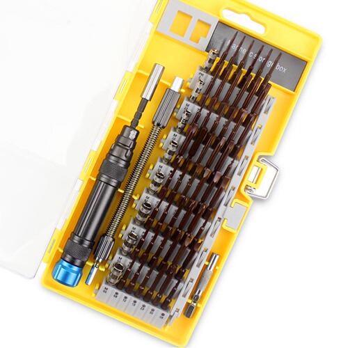Multifunctional Precision Repair Electronic Screwdriver Set of 60 Pieces, Luxurious Extended Bit Screwdriver Kit