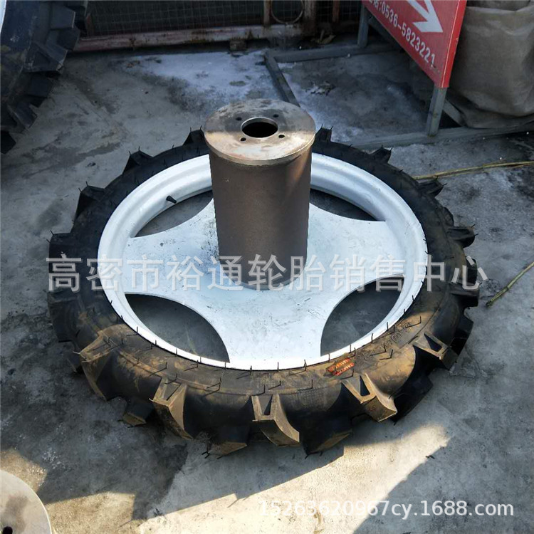 中耕机轮胎4.50-5.00-6.00-19-29-36-38-42 喷药机带钢圈带加长脖