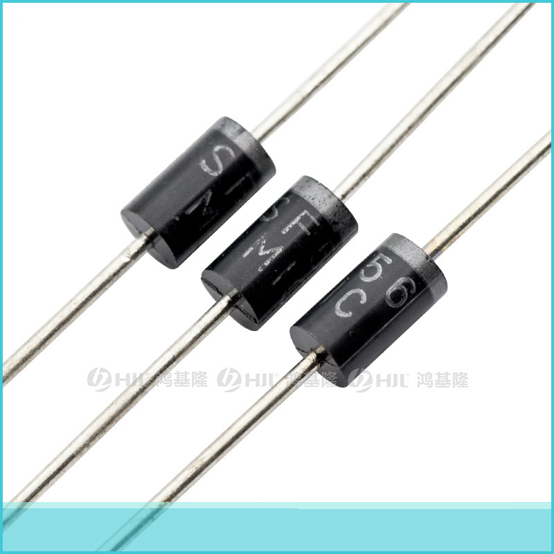 MIC直插超快恢复二极管SF56 DO-27散装插件特快恢复二极管5A/400V