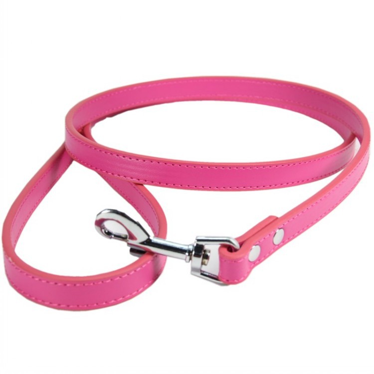Large Pet Cat Leather Diamond Decorations Collar Pulling Rope Wholesale display picture 3