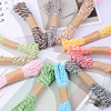 Rafi rope Color rope ornament Tied rope manual diy weave Double color Double-stranded Zhisheng goods in stock