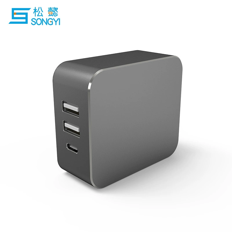 PD-зарядное устройство новое с завода, многопортовое USB-зарядное, европейские стандарты, 45W, для путешествий, конверсионное, быстрая зарядка QC3.0