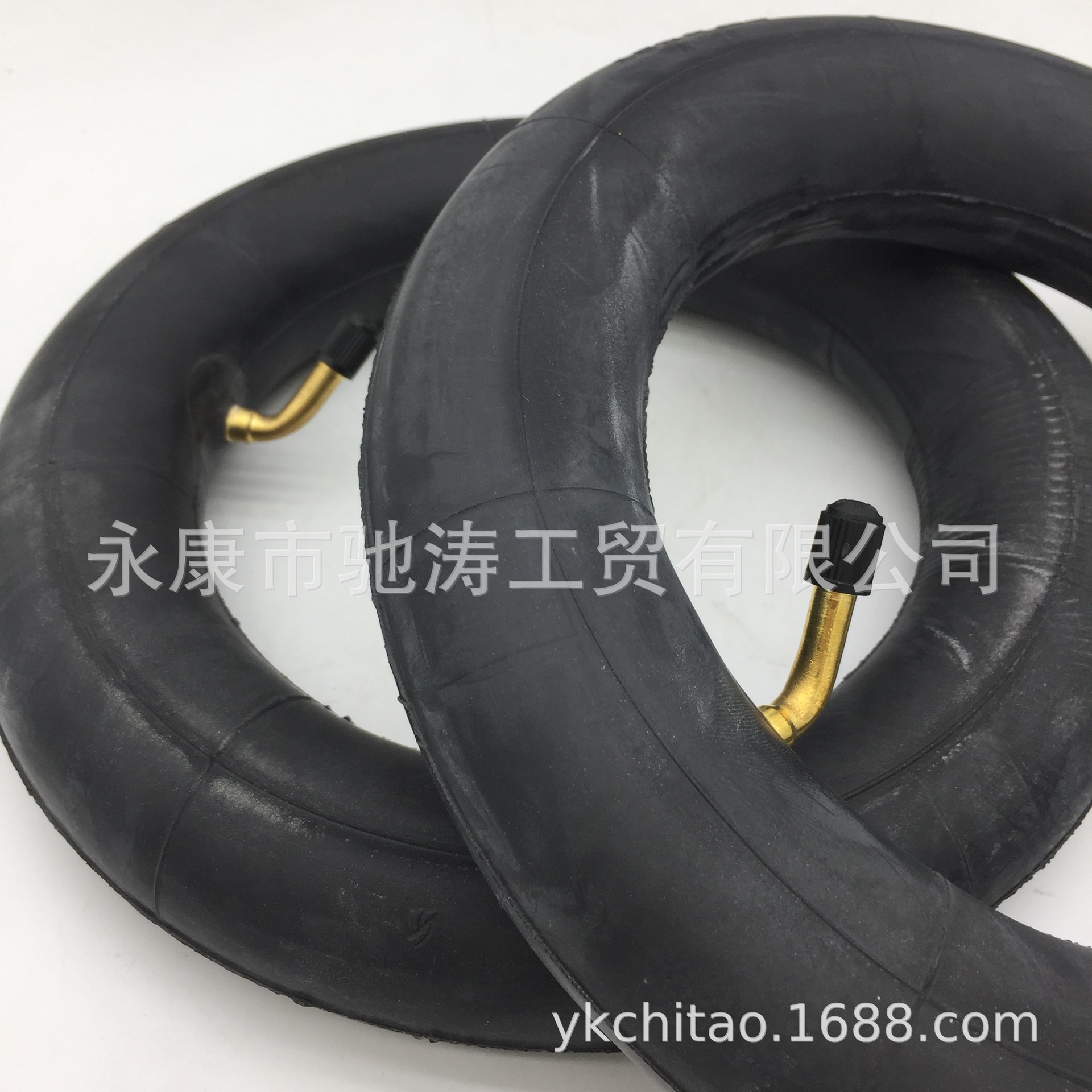 电动滑板车10寸内胎10x2.50弯嘴内胎丁基胶10*2.50内胎10寸滑板车