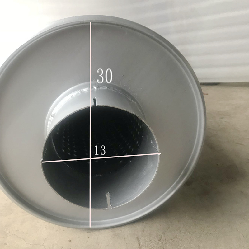 Professional Production of Various Engineering Vehicles Muffler Excavator Muffler Loader Muffler Samples