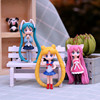 Minifigure, doll, decorations, jewelry with accessories, Sailor Moon