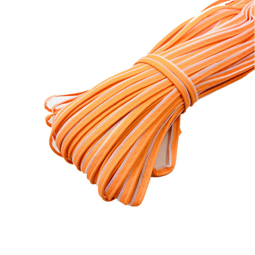 Reflective edging strips, bright, colorful piping, rope clothing decoration, luggage, reflective edging, mother-in-law, toothed edge inlays