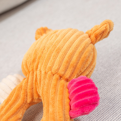 Pet Toy Manufacturer Wholesale Plush Sound Interactive Dog Toy Handheld Animal Figure Plush Dog Toy