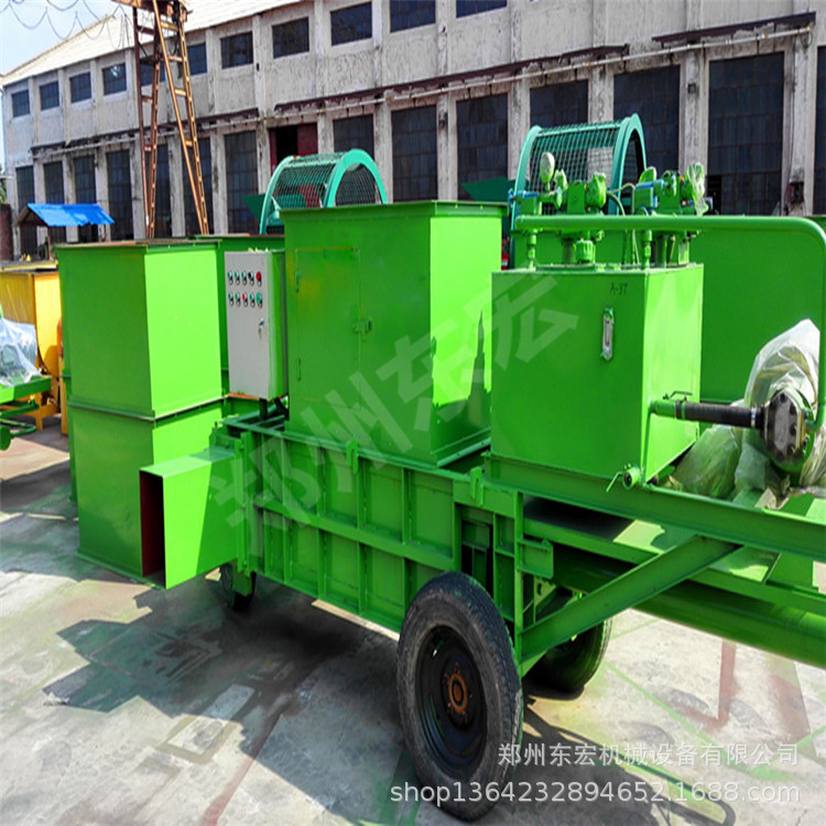 移动式青贮打包机 秸秆打包机移动式 全自动小型草料打包机