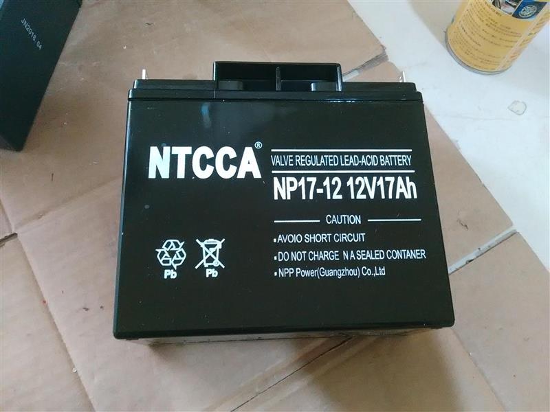 NTA/恩科12V17AH蓄电池NP1712铅酸蓄电池合同质保3年UPS