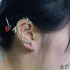 Fashionable trend retro earrings, European style, punk style