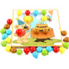 Colorful wooden constructor with clove mushrooms, brainteaser, toy, early education, wholesale