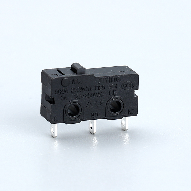 黑色微动开关 拉心两脚二脚贴片设计转换开关 电压力锅微动开关
