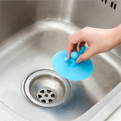 Assistant partner kitchen bathroom sink plug silicone floor drain cover villain wash basin bathtub water plug
