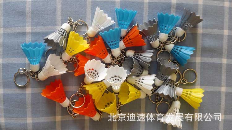 正品 迷你仿真羽毛球拍挂件-钥匙扣-背包运动包挂件纪念品赠礼品|ms