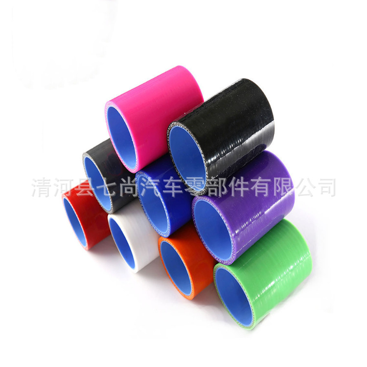 厂家硅胶76长直管 短直管连接耐高温中冷器连接胶管内径51mm