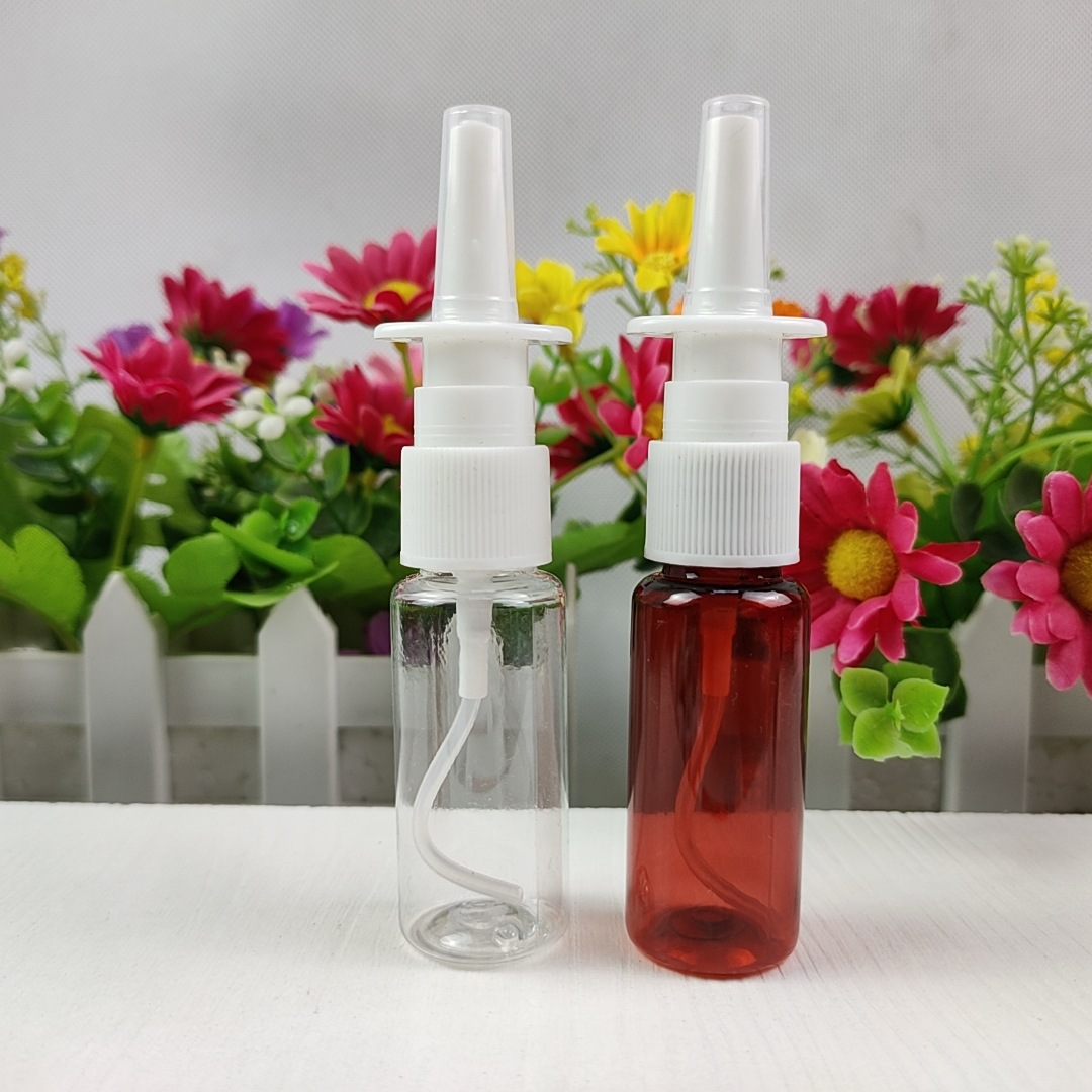 厂家供应 PET喷雾瓶子 鼻喷瓶 透明20ml塑料喷雾瓶 喷瓶