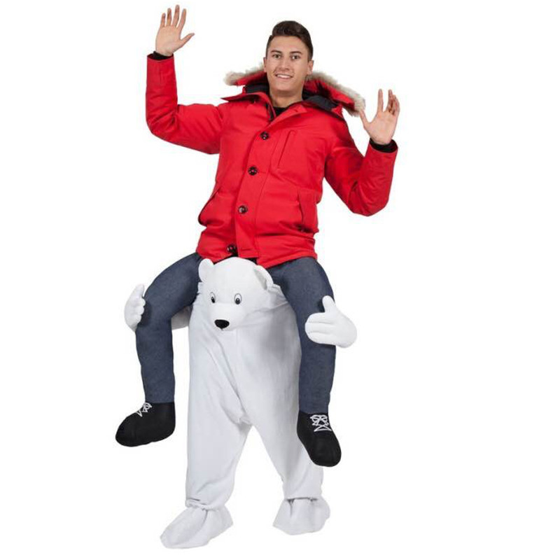 2019熱銷萬聖節連體北極熊可愛背人褲表演服裝cosplay