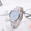 Swiss watch for leisure, quartz steel belt