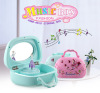 Handheld storage system, music box, toy for princess, suitable for import