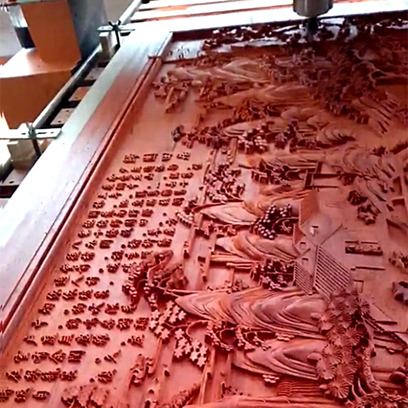 数控木工开料机 浮雕雕花镂空切割设备 济南卖木工雕刻机厂家 石材实木门家具加工设备