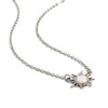 Accessory solar-powered, choker, necklace, short pendant, chain for key bag , suitable for import, European style