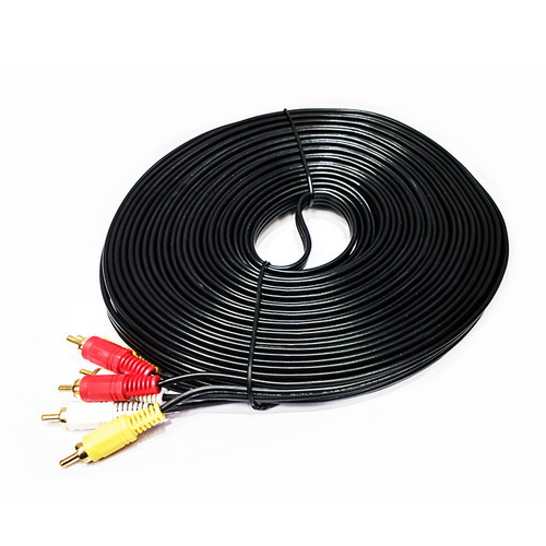 Audio cable manufacturer: three pairs of three audio cables 20 meters AV video cable 3 lotus to 3 lotus cable camera