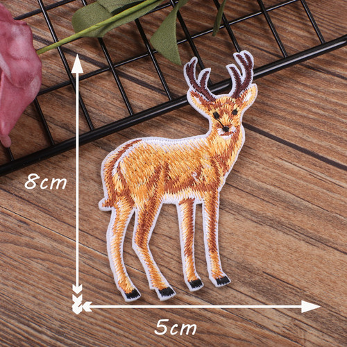 Jiu Shao New Cartoon Animal Embroidery Cloth Stickers Elephant Goldfish Patch Stickers Children's Clothing Hat Decoration Cloth Stickers