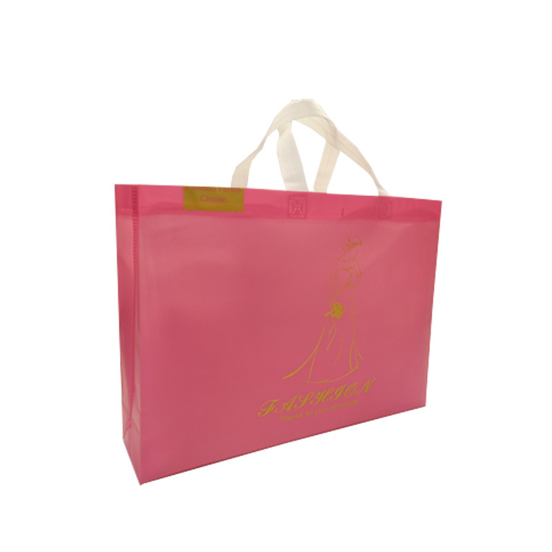 现货立体无纺布袋服装店手提袋装衣服袋子广告可定制印logo